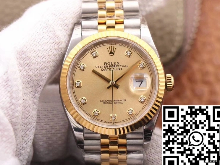 Factory M126233-0017 EW Champagne Datejust Dial Rolex 0412